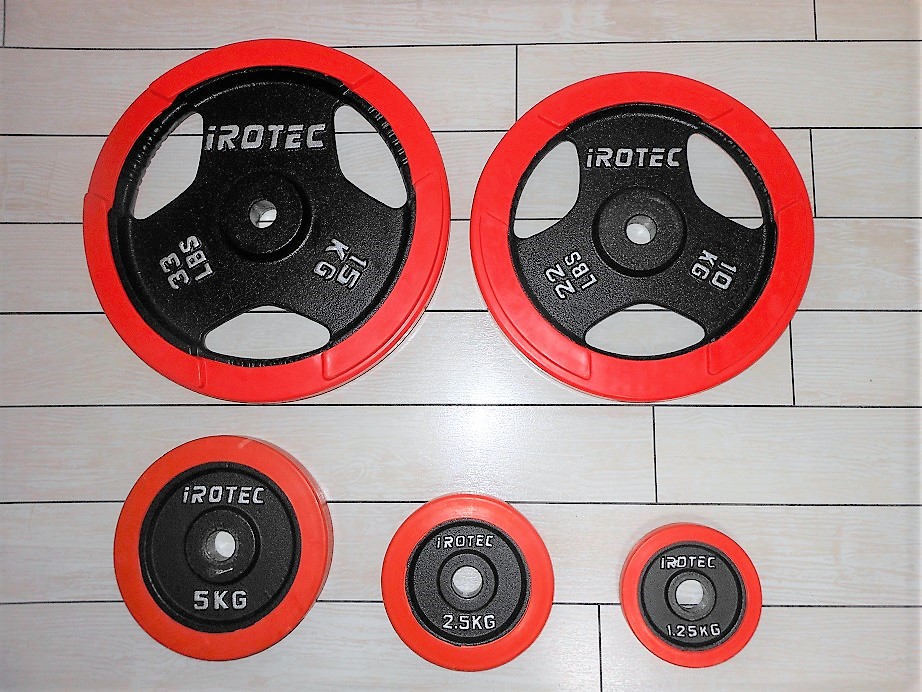 iROTEC （アイロテック） ラバー プレート10kg × 2枚 | tspea.org